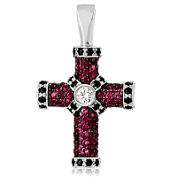 Золотой кулон с рубином 023683