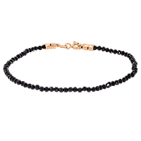 Браслет с агатом с золотой застежкой 031694