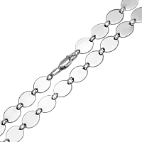 Серебряное колье на шею Монетки 034929