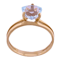 Золотое кольцо с топазом 398401