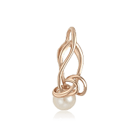 Золотой кулон с жемчугом 028839