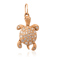 Золотой подвес Черепашка 62051