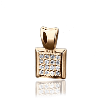 Кулон с бриллиантами 023158