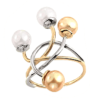 Кольцо с жемчугом 330246