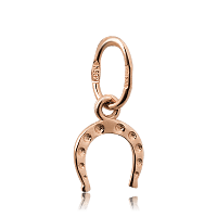 Кулон Подкова из красного золота 024143