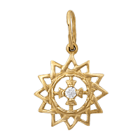 Золотой подвес Звезда Эрцгаммы 62280