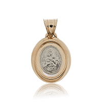 Золотая иконка Богородица 120839