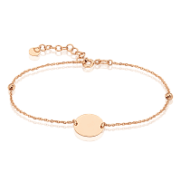 Стильный браслет на руку золотой Монетка 036795