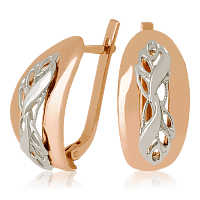 Золотые серьги 023605