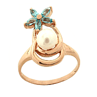 Кольцо с жемчугом 320591