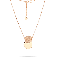 Колье из красного золота Глянец 034490