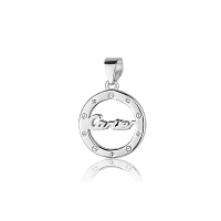 Серебряный подвес с фианитами 027965