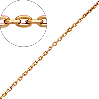 Золотая цепочка тонкая Якорное плетение 12645
