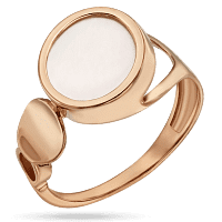 Золотое кольцо с перламутром Мишель 033800