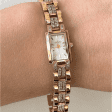 Золотий годинник жіночий з цирконієм 036202 детальне зображення ювелірного виробу