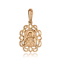 Золотой подвес Богородица 1,4,0769