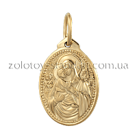 Золотой подвес Богоматерь1,4,0512