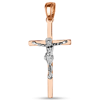 Золотий хрестик з Ісусом 60010