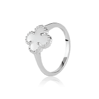 Серебряное кольцо с перламутром 028309