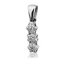 Кулон с бриллиантами 023171