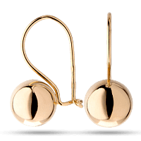 Серьги большие Шары 470102