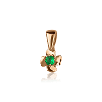 Кулон с изумрудом 023148