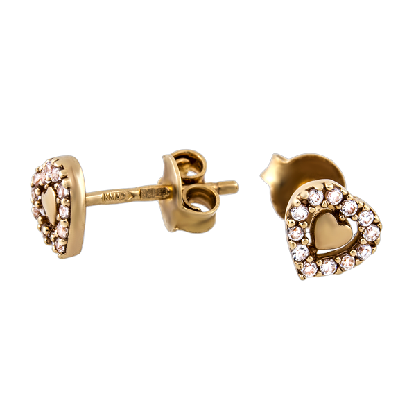 Золотые гвоздики 101608 детальное изображение ювелирного изделия Серьги с камнями Золотые гвоздики 101608 детальное изображение ювелирного изделия Серьги с камнями