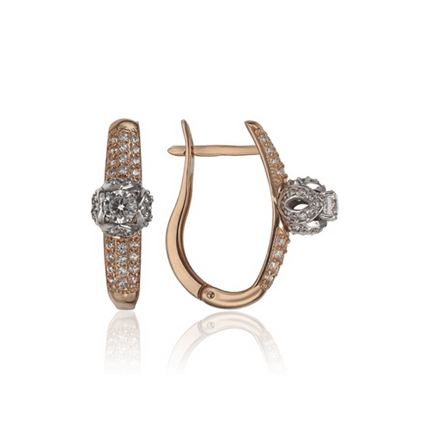 Золотые серьги дорожки с фианитами 028952 детальное изображение ювелирного изделия Золотые серьги Золотые серьги дорожки с фианитами 028952 детальное изображение ювелирного изделия Золотые серьги