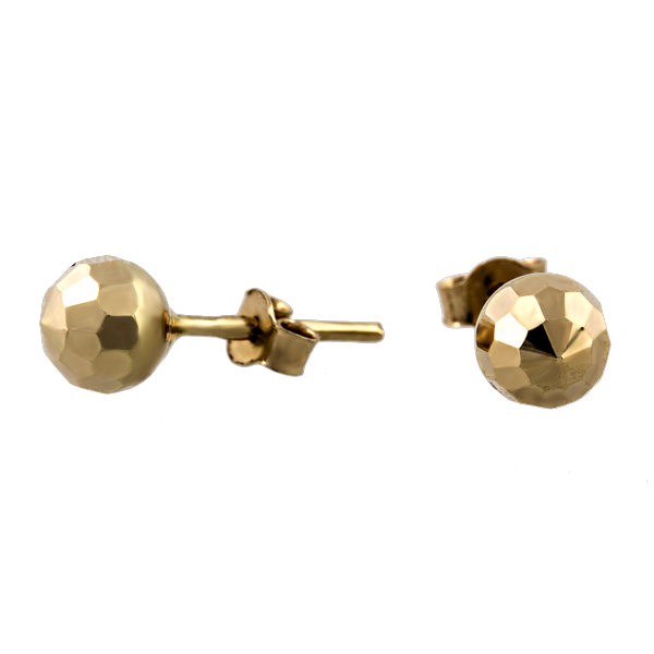 Золотые серьги-гвоздики 102021 детальное изображение ювелирного изделия Серьги без камней Золотые серьги-гвоздики 102021 детальное изображение ювелирного изделия Серьги без камней