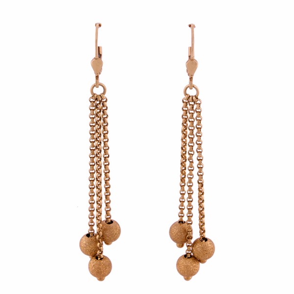 Золотые серьги 80064 детальное изображение ювелирного изделия Золотые серьги подвески Золотые серьги 80064 детальное изображение ювелирного изделия Золотые серьги подвески