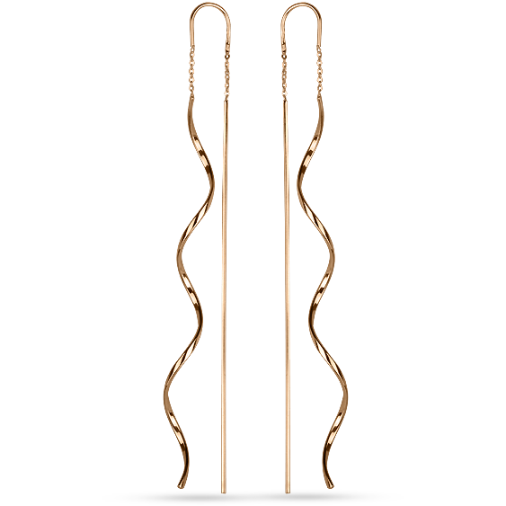 Золотые серьги-протяжки 026569 детальное изображение ювелирного изделия Золотые серьги протяжки Золотые серьги-протяжки 026569 детальное изображение ювелирного изделия Золотые серьги протяжки