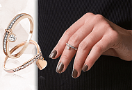 Фото. Кольцо с подвеской – оригинальное украшение