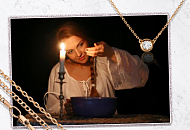 Фото. Как гадать на цепочке?