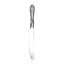 обзорное фото Нож из серебра 925 пробы с узором 035577  Серебряные ножи